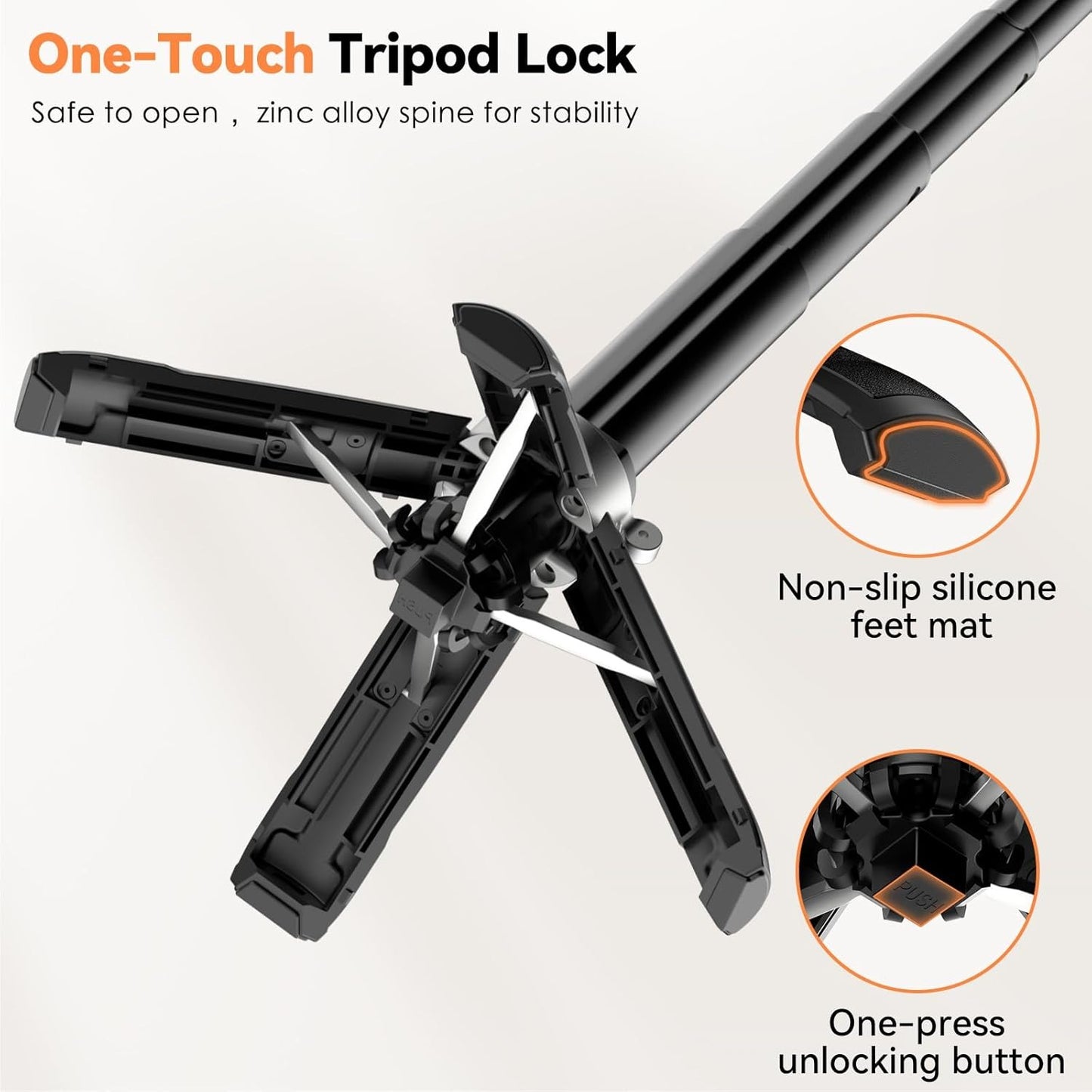 TechBuddy™ Mini 4-in-1 Magnetic Selfie Tripod